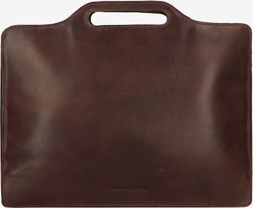 Harold's Laptop Bag 'Aber' in Brown: front