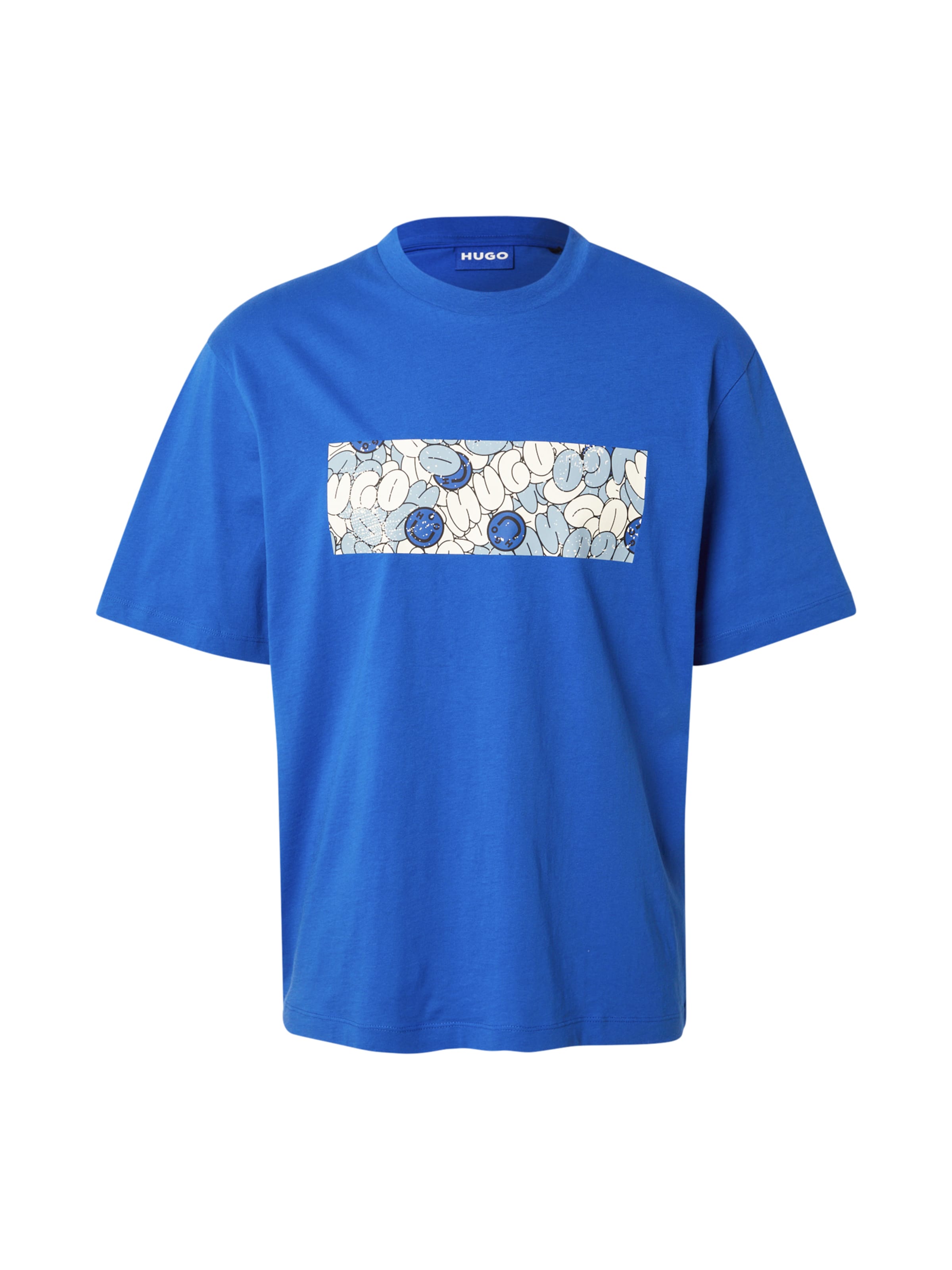 HUGO Shirt 'Nurix' in Blue: front