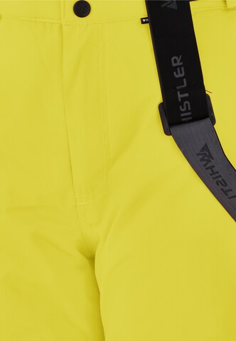 Whistler Regular Workout Pants 'Fairfax' in Yellow