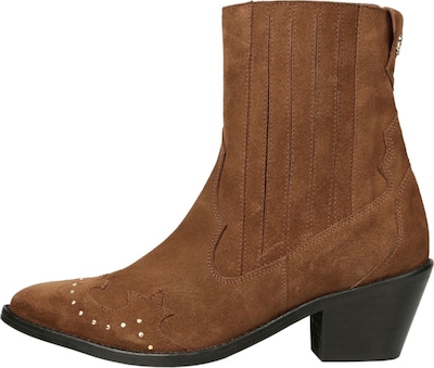 Scalpers Bottes de cowboy en cognac / or / noir, Vue avec produit