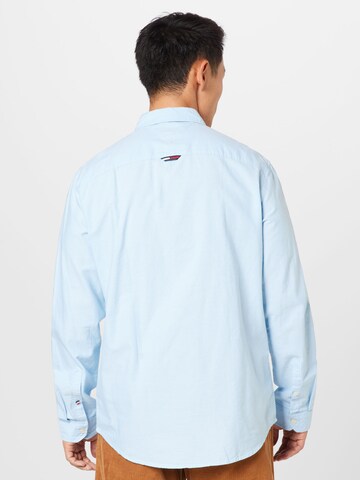 Tommy Jeans - Regular Fit Camisa em azul