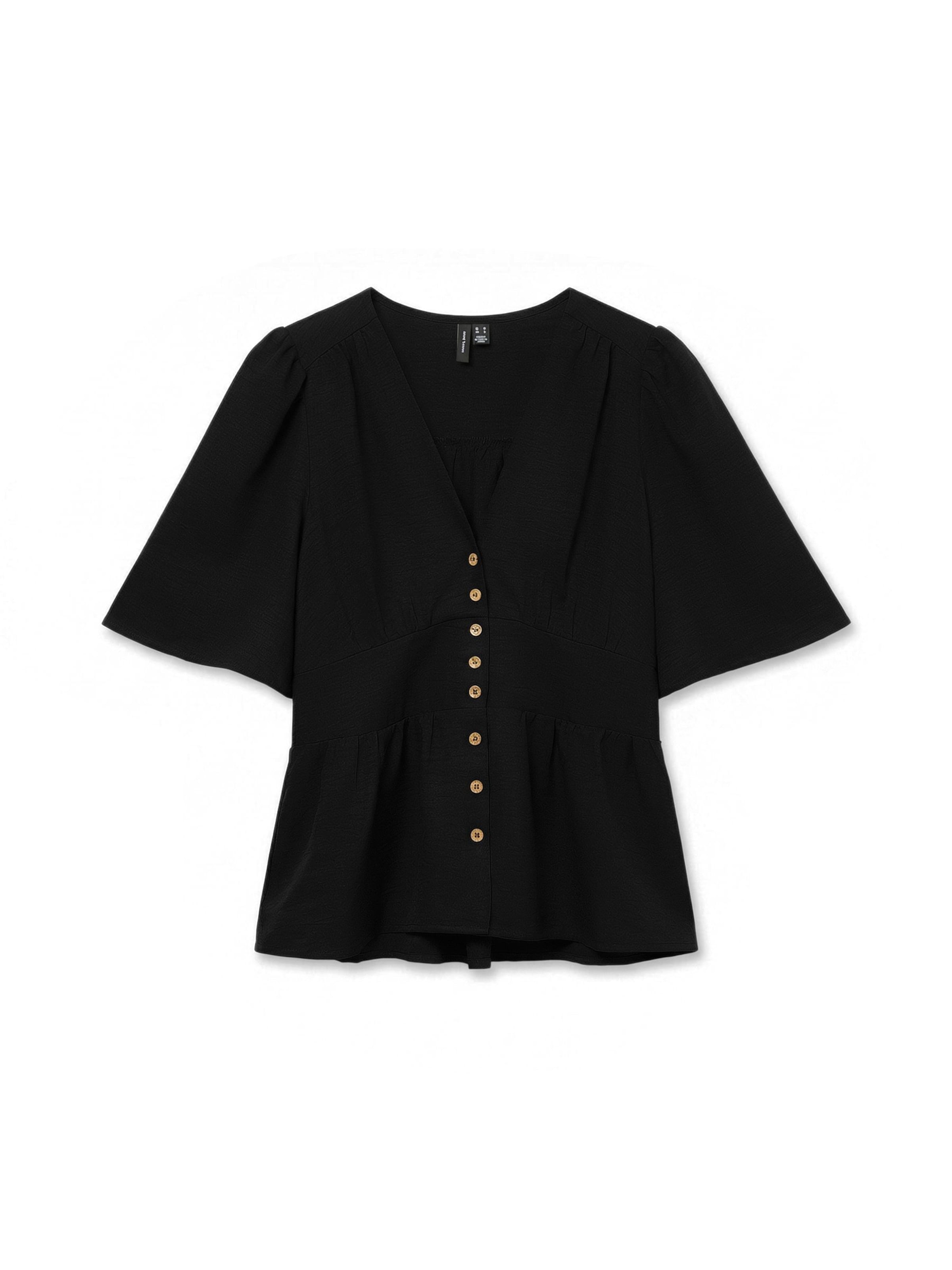 VERO MODA - Blusa en negro: frente