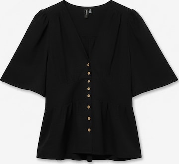 VERO MODA - Blusa en negro: frente