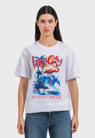 Oldskull Shirt in Wit