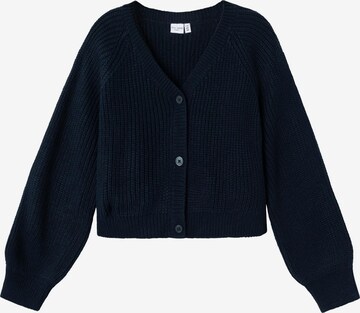 NAME IT Cardigan 'Valea' i blå: forside