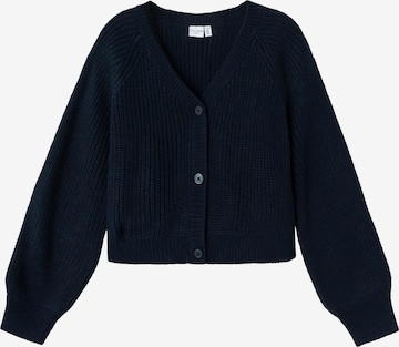 Cardigan 'Valea' NAME IT en bleu : devant