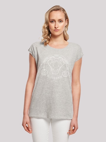T-shirt 'Harry Potter Slytherin Seal' F4NT4STIC en gris : devant