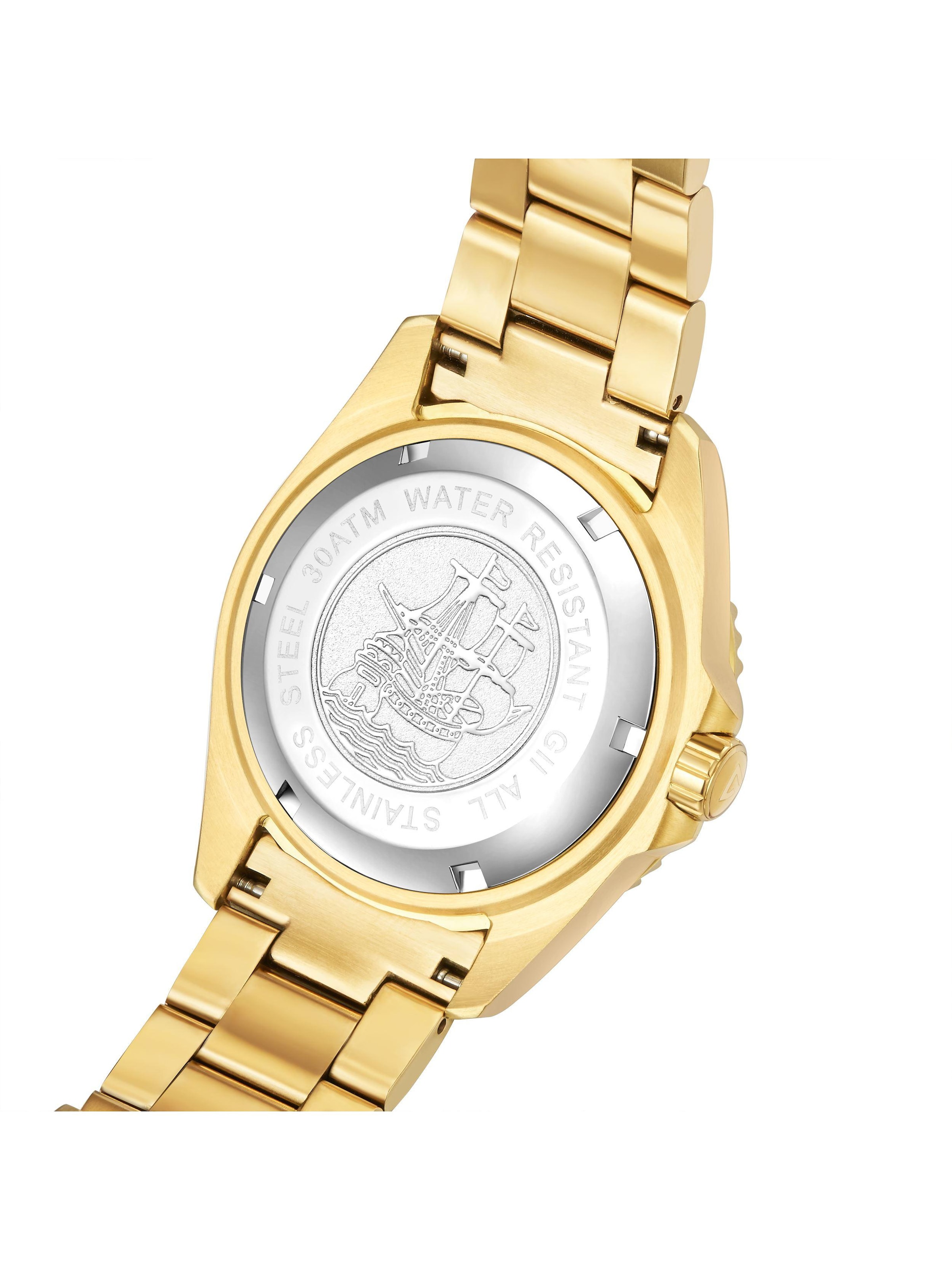 Gigandet Analog Watch 'SEA GROUND' in Gold