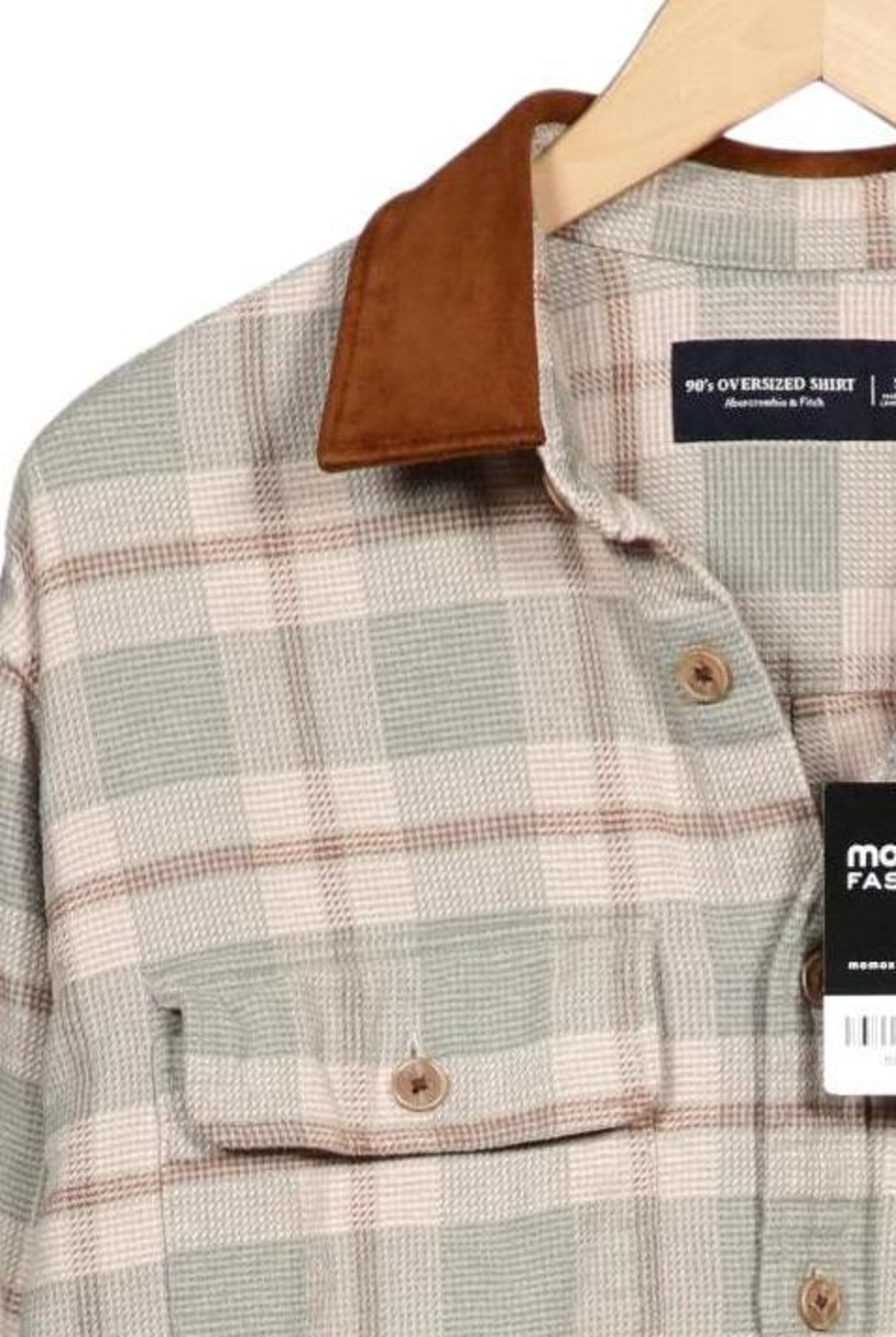 Abercrombie & Fitch Hemd S in Beige