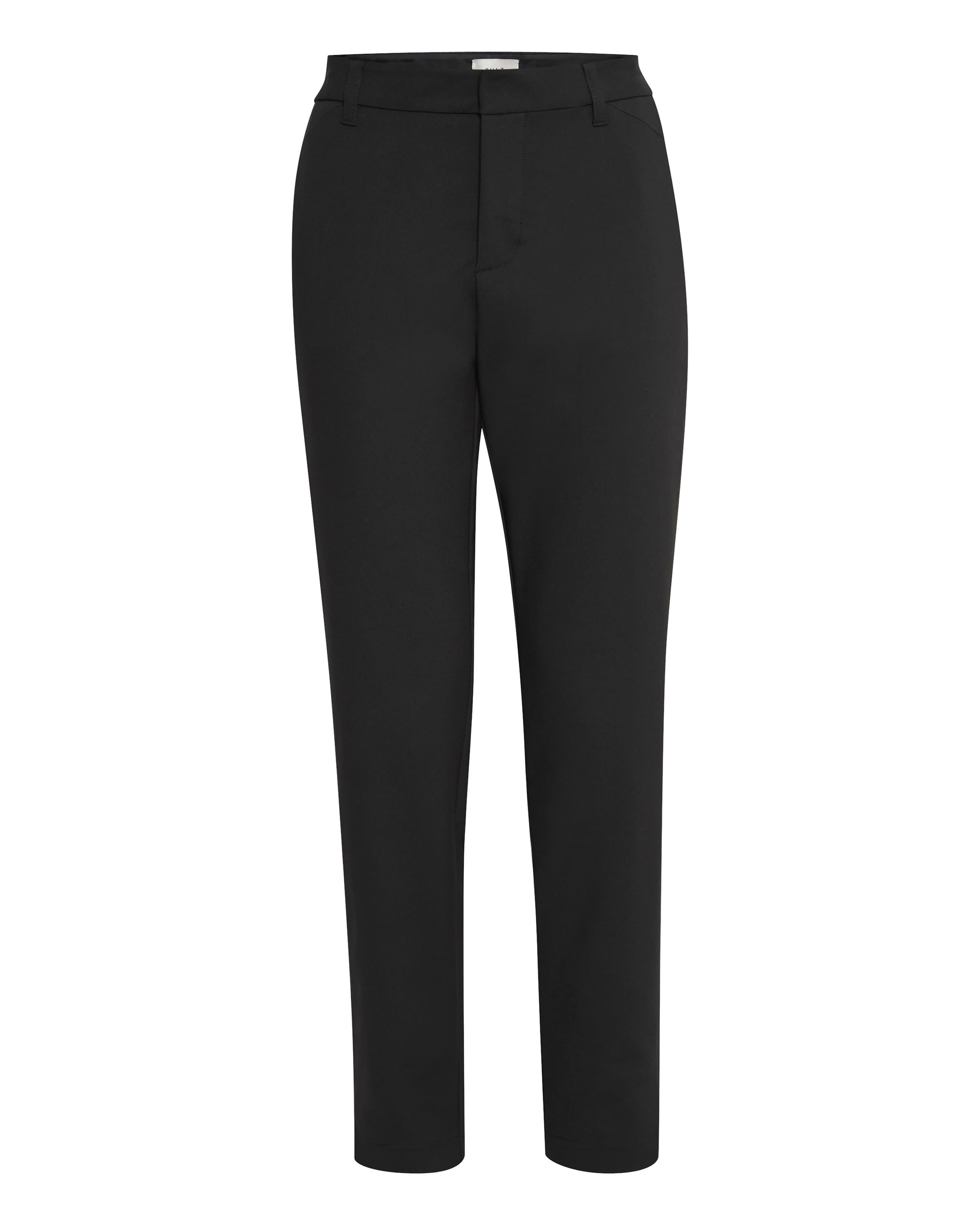 Pulz Regular Trousers in Black: front