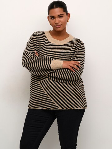 Pull-over 'KC Verina' KAFFE CURVE en gris : devant