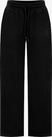 Pantalon Smilodox en noir : devant