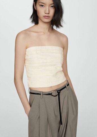 MANGO Top 'Margot' - fehér: elől