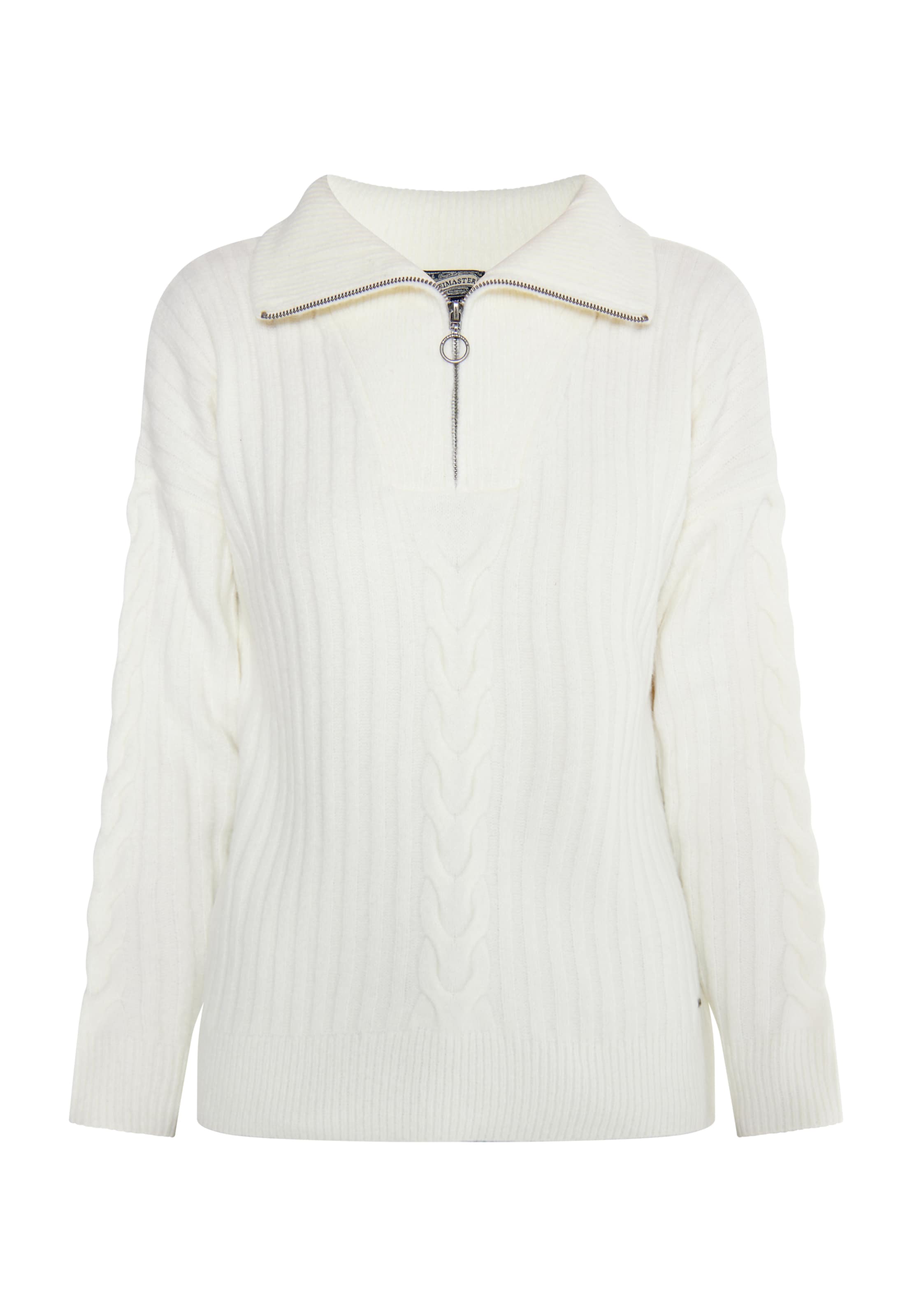 DreiMaster Vintage Pulóver - fehér: elől