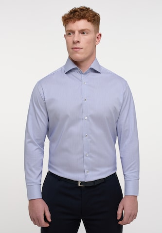 ETERNA Regular fit Business shirt in Blue: front