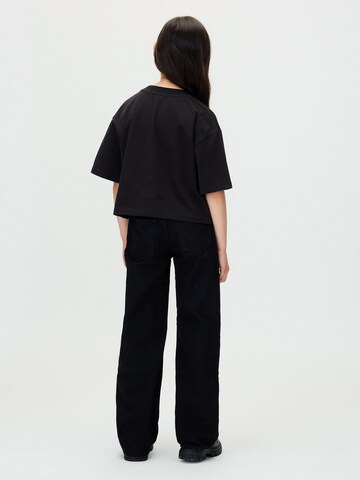 Calvin Klein JeansWide Leg/ Široke nogavice Traperice - crna boja