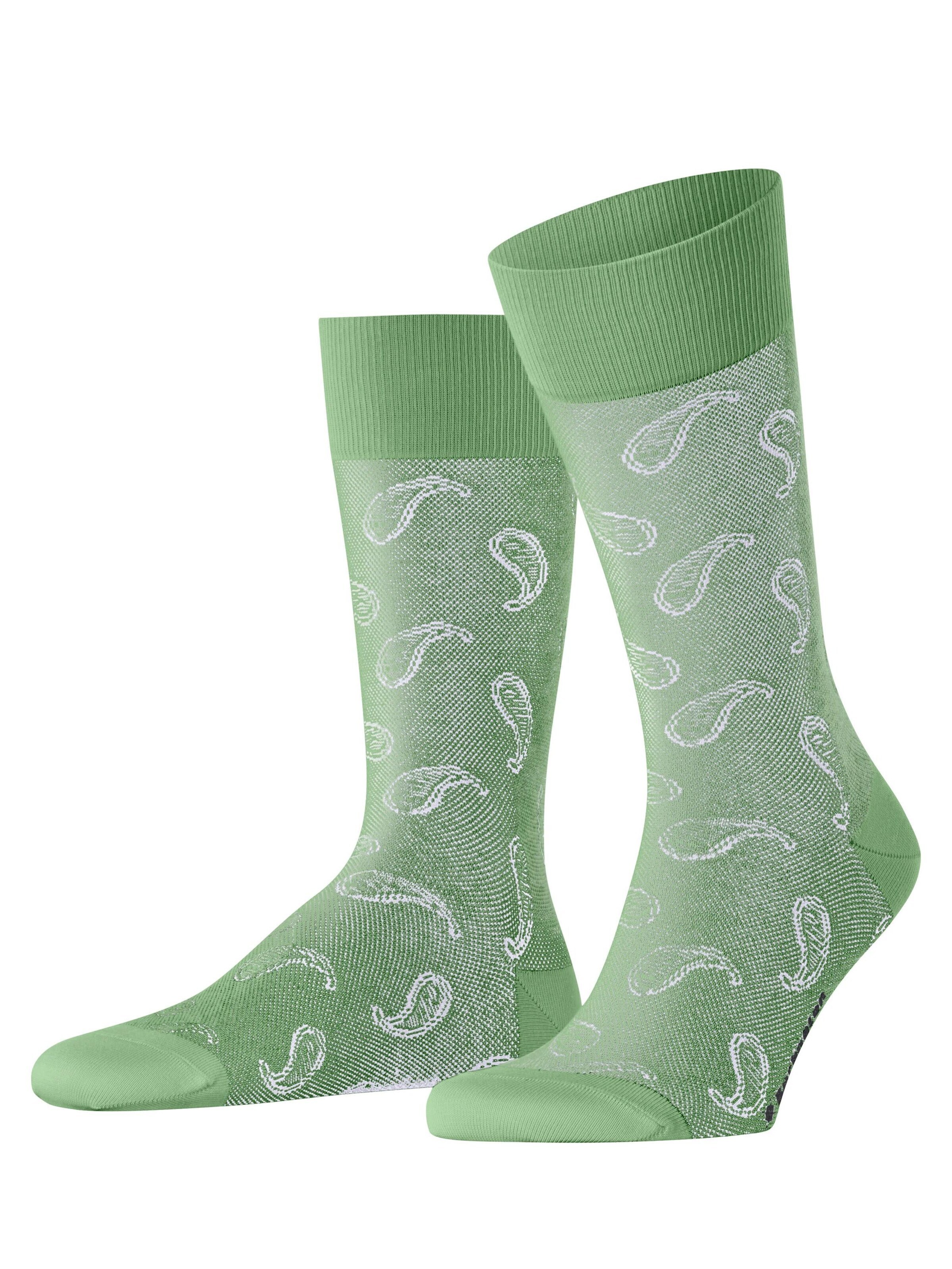 BURLINGTON Socken 'Paisley'‌‌‌‌ in Grün: Vorderseite