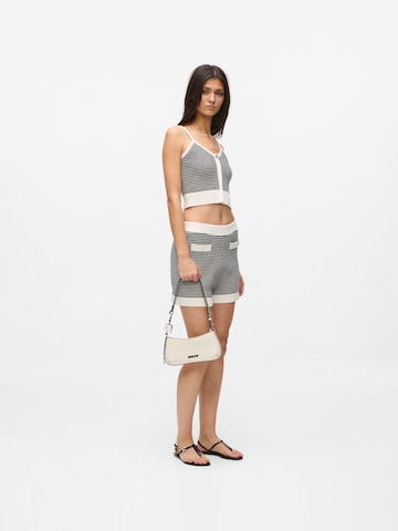 Sac bandoulière Karl Lagerfeld en blanc : devant