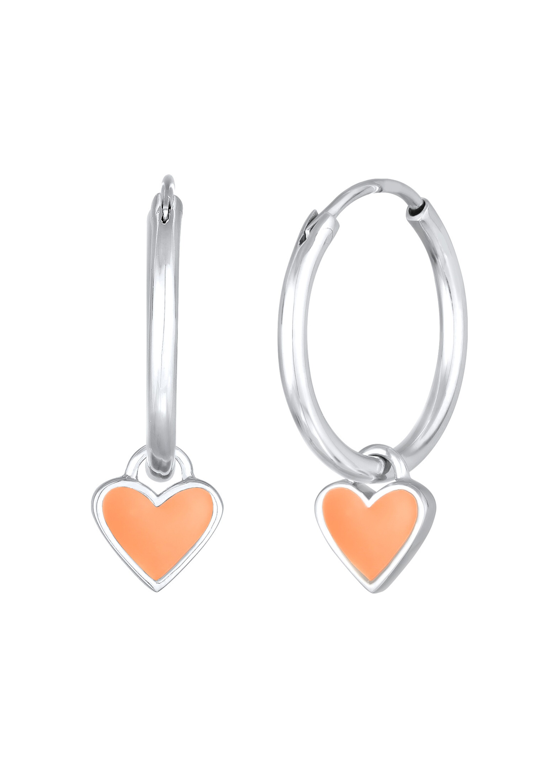 ELLI Earrings 'Herz' in Silver