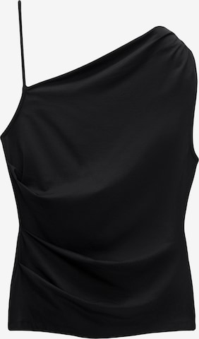 Pull&Bear Top in Schwarz: predná strana