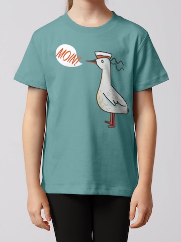 T-Shirt 'Moin Seagull' watabout.kids en bleu