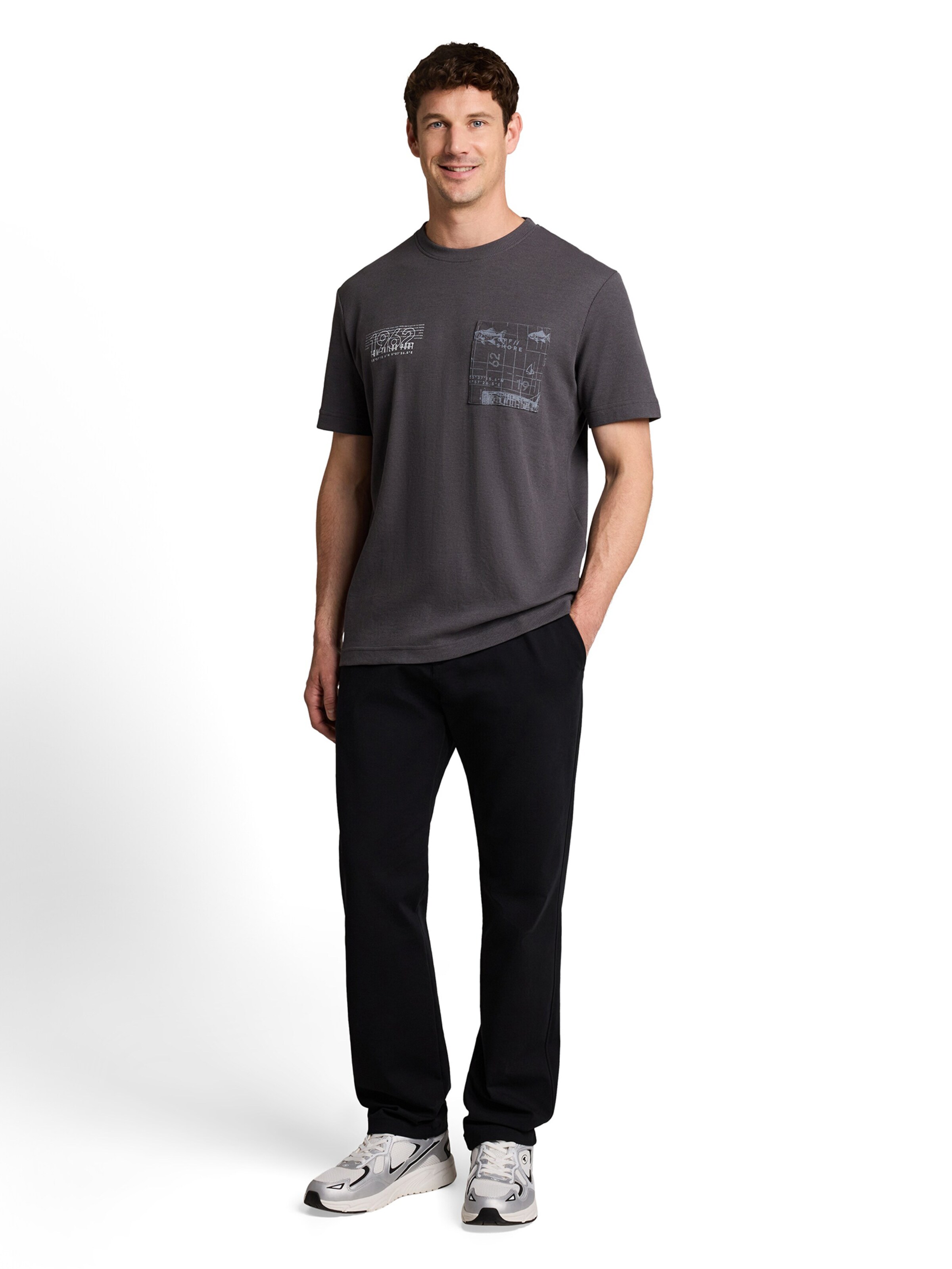 TOM TAILOR Shirt in Grijs