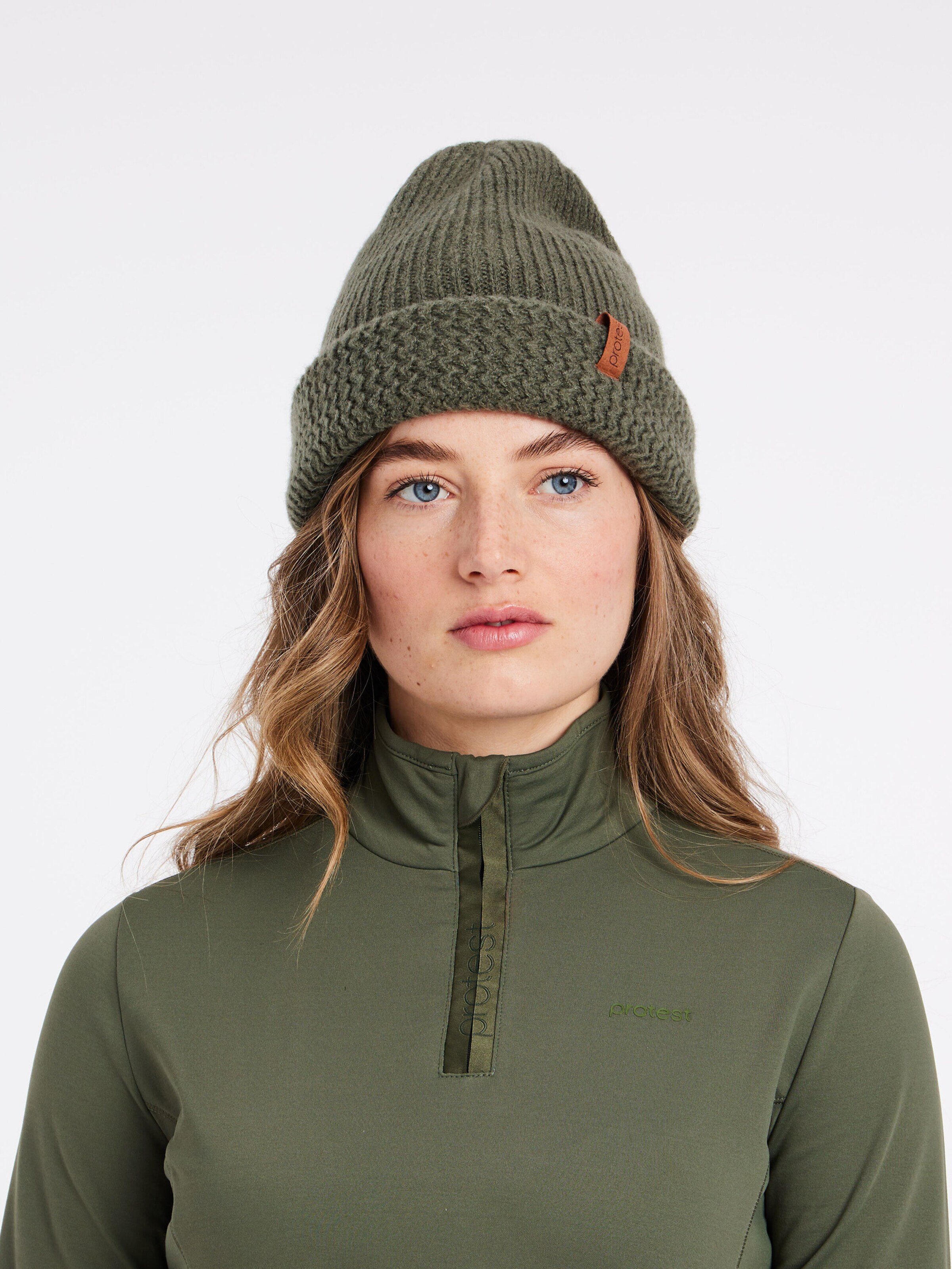 PROTEST Sportief sweatshirt 'FABRIZ' in Groen