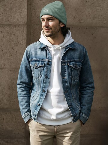 Neverless Beanie 'Kamera' in Green