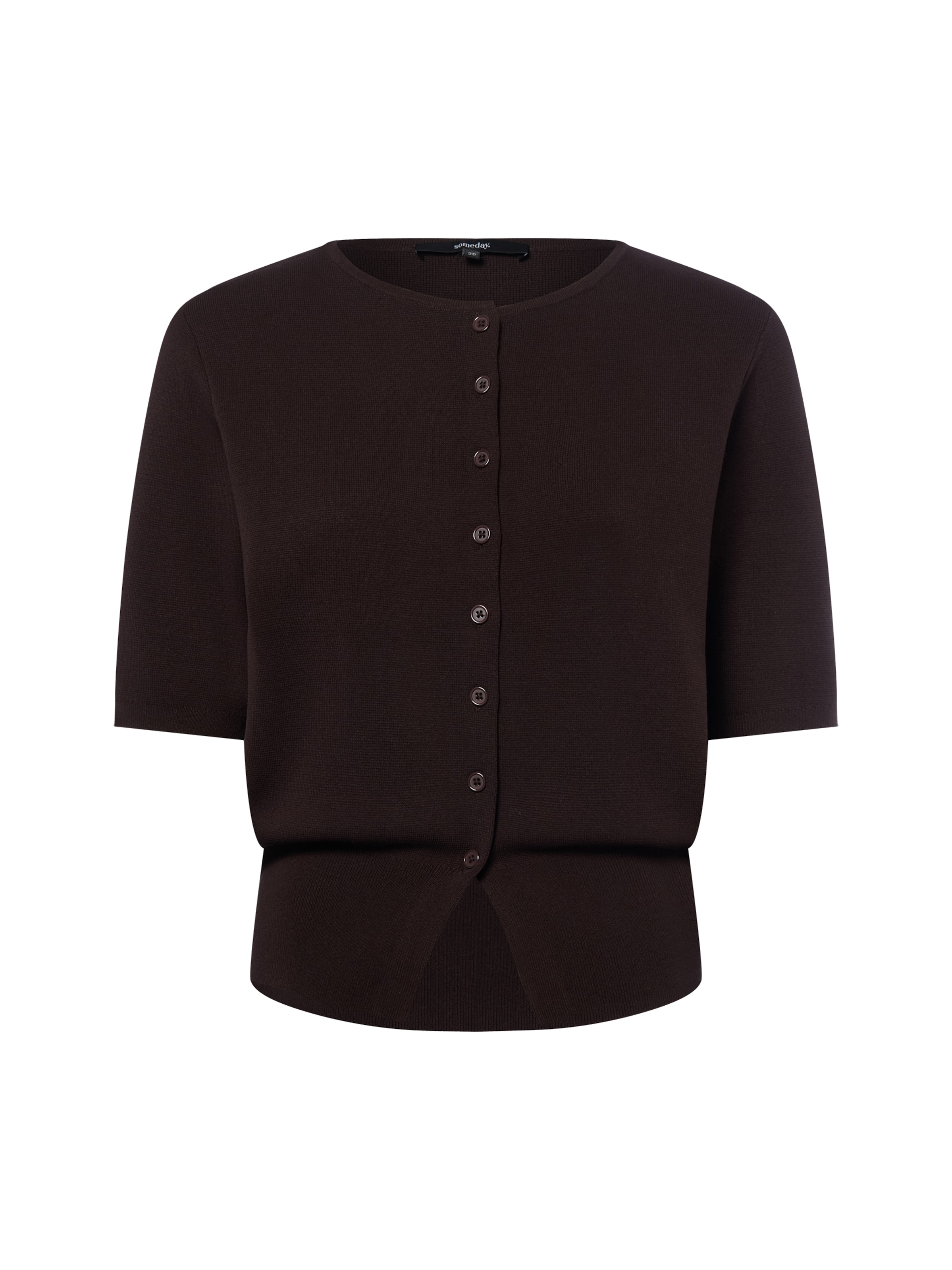 Someday Knit cardigan in Brown: front