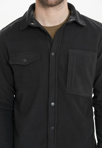 Whistler Regular fit Athletic Button Up Shirt 'Enzo' in Black