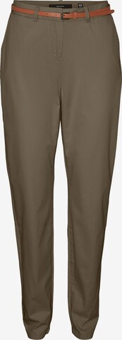 Regular Pantalon chino VERO MODA en marron : devant