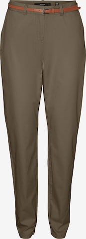 VERO MODA Chino Pants in Brown: front