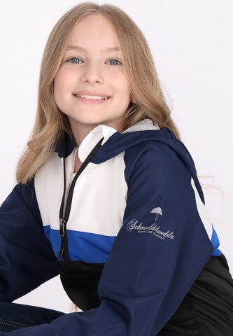 Schmuddelwedda Between-season jacket 'Anorak' in Blue