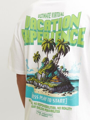 T-Shirt JACK & JONES en blanc