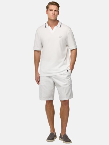 Regular Pantalon cargo Boggi Milano en blanc