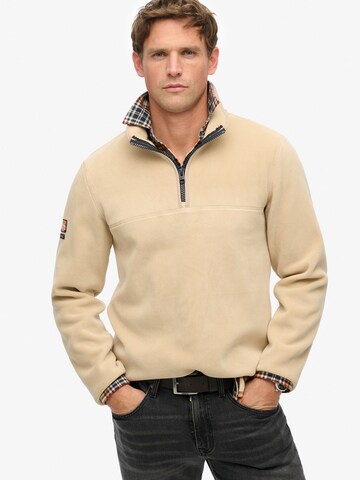 Pull-over Superdry & Co en beige : devant