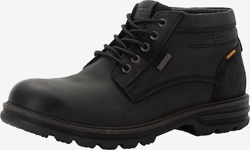CAMEL ACTIVE Lace-Up Boots in Black: front