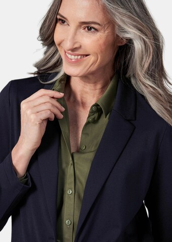 Goldner Blazer in Blau