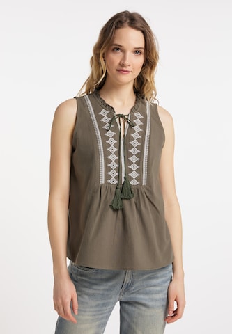 DreiMaster Vintage - Blusa en verde: frente