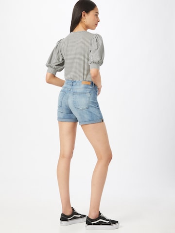 ICHI Regular Shorts 'IHTWIGGY SHO' in Blau