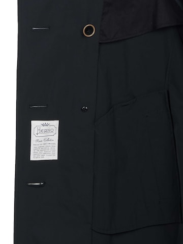 Herno Between-Seasons Coat in Black