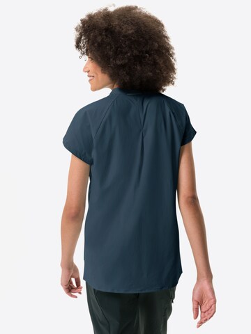 VAUDE Multifunctionele blouse 'Yaras' in Blauw