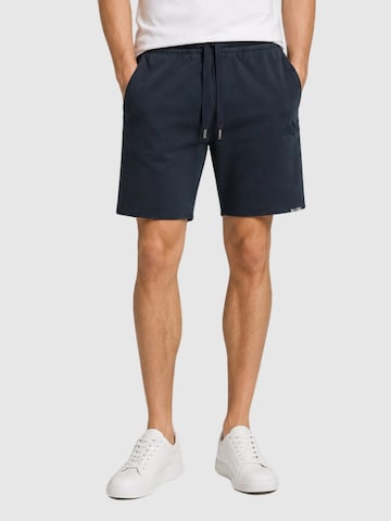SUN68 Regular Sportbroek 'F36145' in Blauw: voorkant