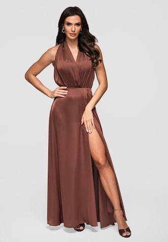 Ombre Evening dress in Brown