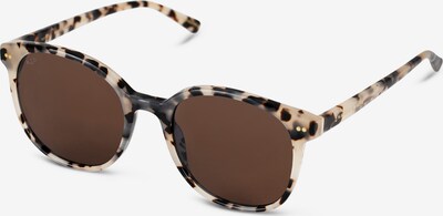 Kapten & Son Lunettes de soleil 'Nairobi Sand Tortoise Brown' en noisette / orange clair / noir, Vue avec produit