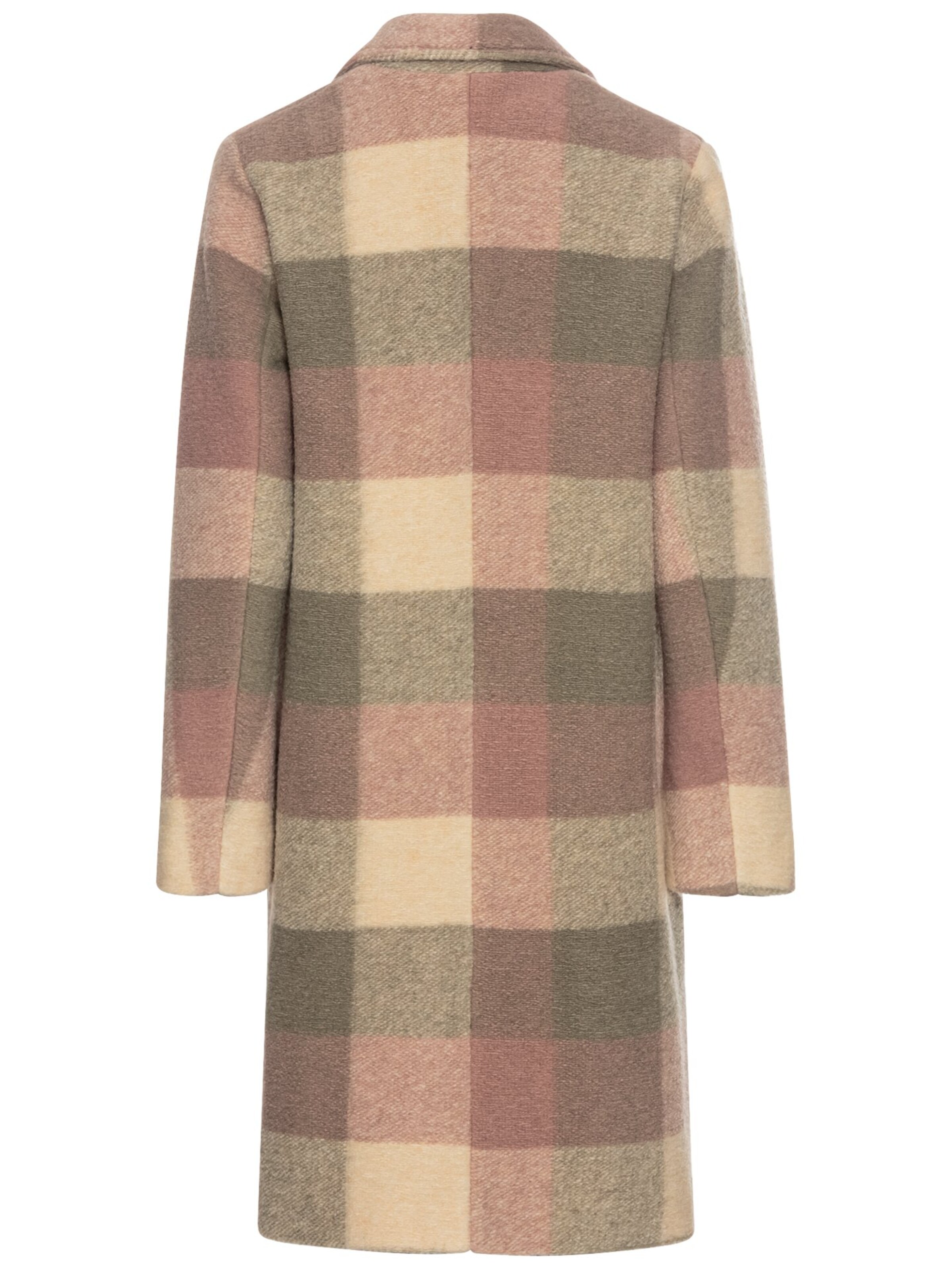 CAMEL ACTIVE Wollmantel mit Reverskragen in Beige