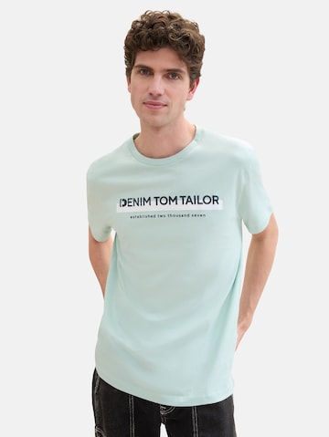 T-Shirt TOM TAILOR DENIM en vert