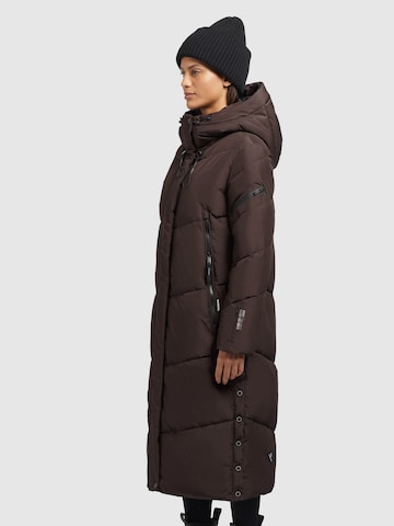 khujo Winter Coat 'Sonje' in Brown