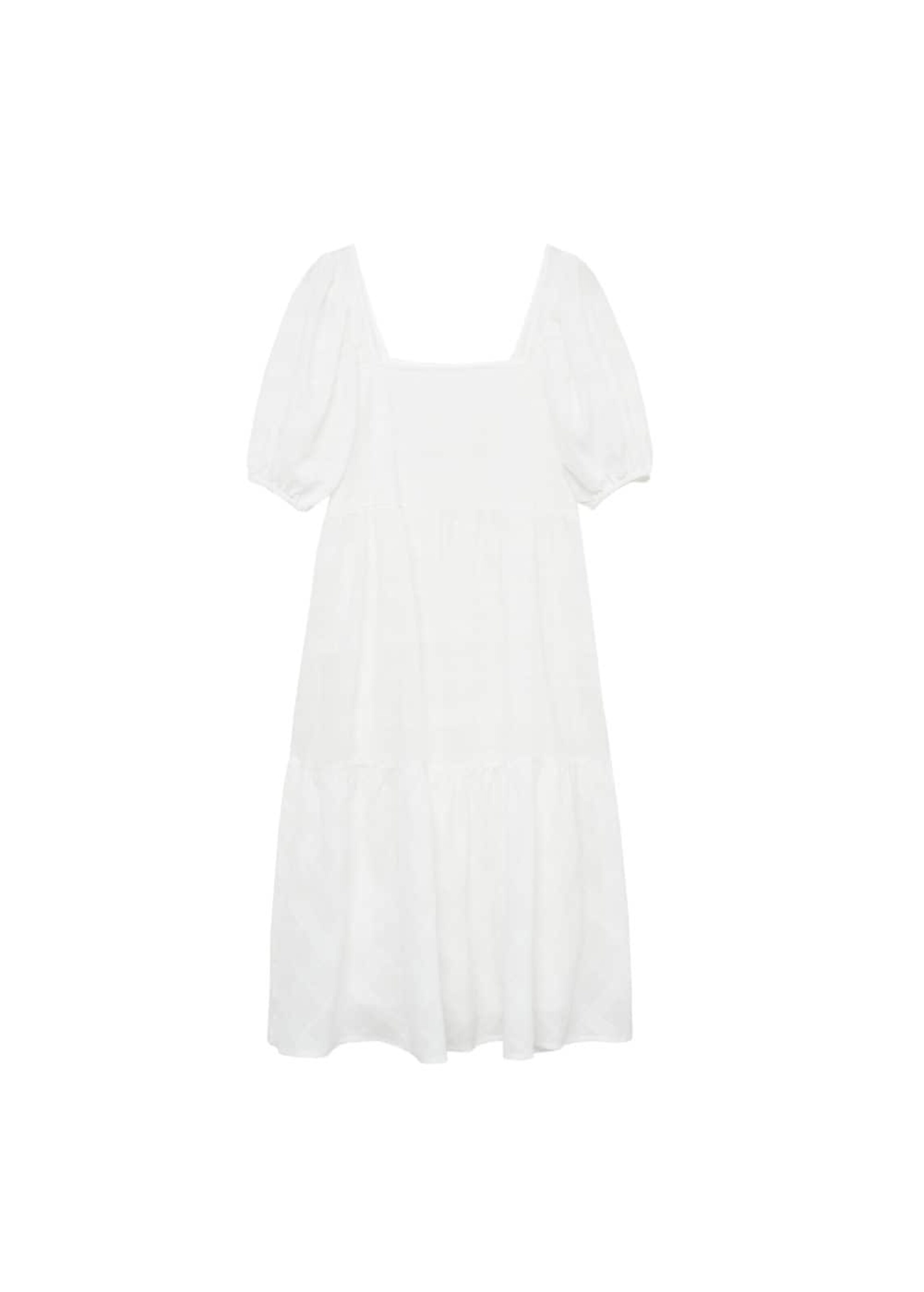Frauen Kleider MANGO Kleid in Weißmeliert - BG06335