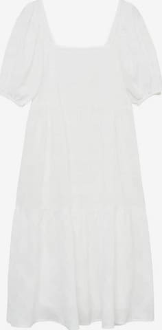 Robe MANGO en blanc : devant